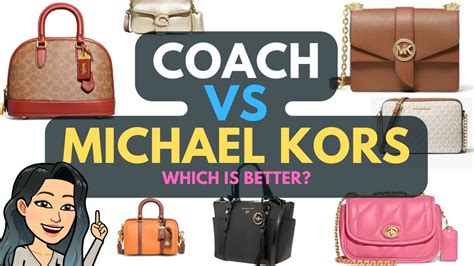 is coach or michael kors more popular|coach bags vs michael kors.